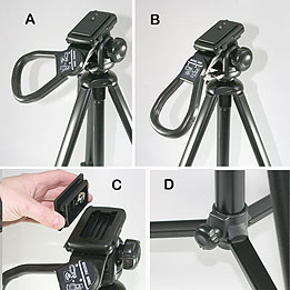 First Evolution aluminiumstativ med supermjuk panorerings- och vippmekanism